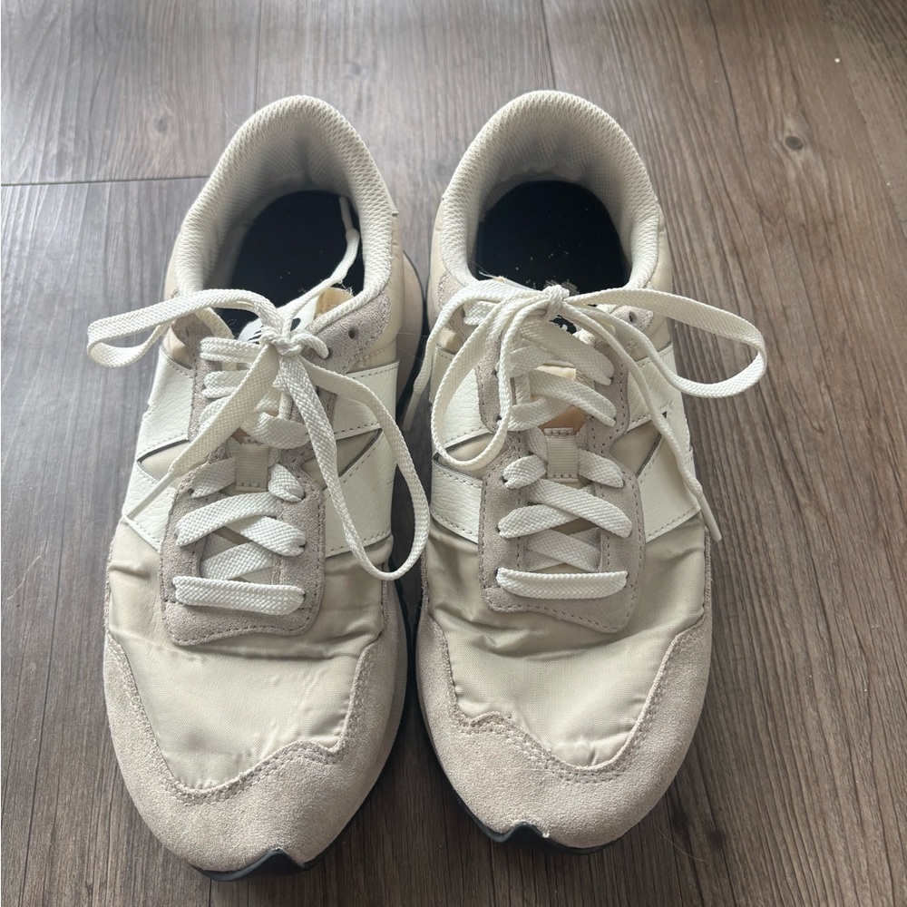 New Balance White 237 Sneakers